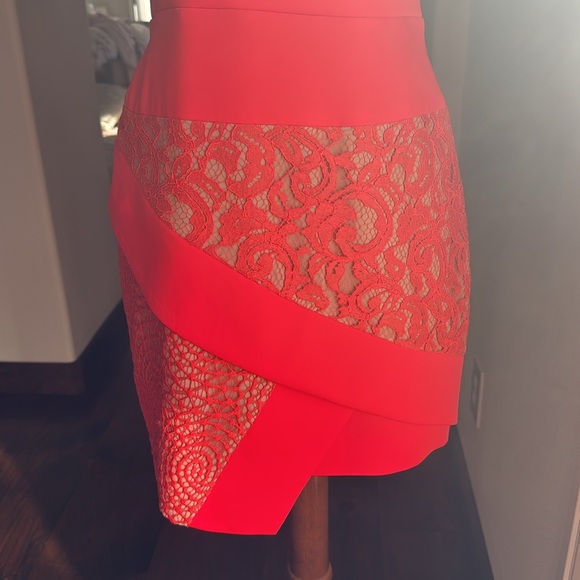 BCBG Red Cocktail dress new with tags - Picture 4 of 9